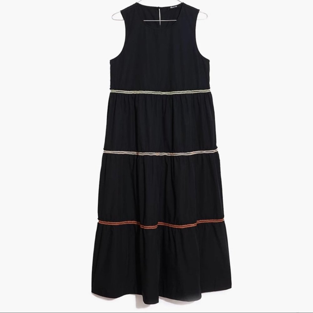 Madewell Cattail Tiered Dress